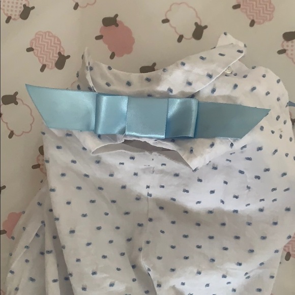 Phlona bubble blue Swiss dot - Picture 4 of 5